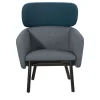 TrabA' Armchairs<Balù Lounge Blue and Gray Armchair By Emilio Nanni
