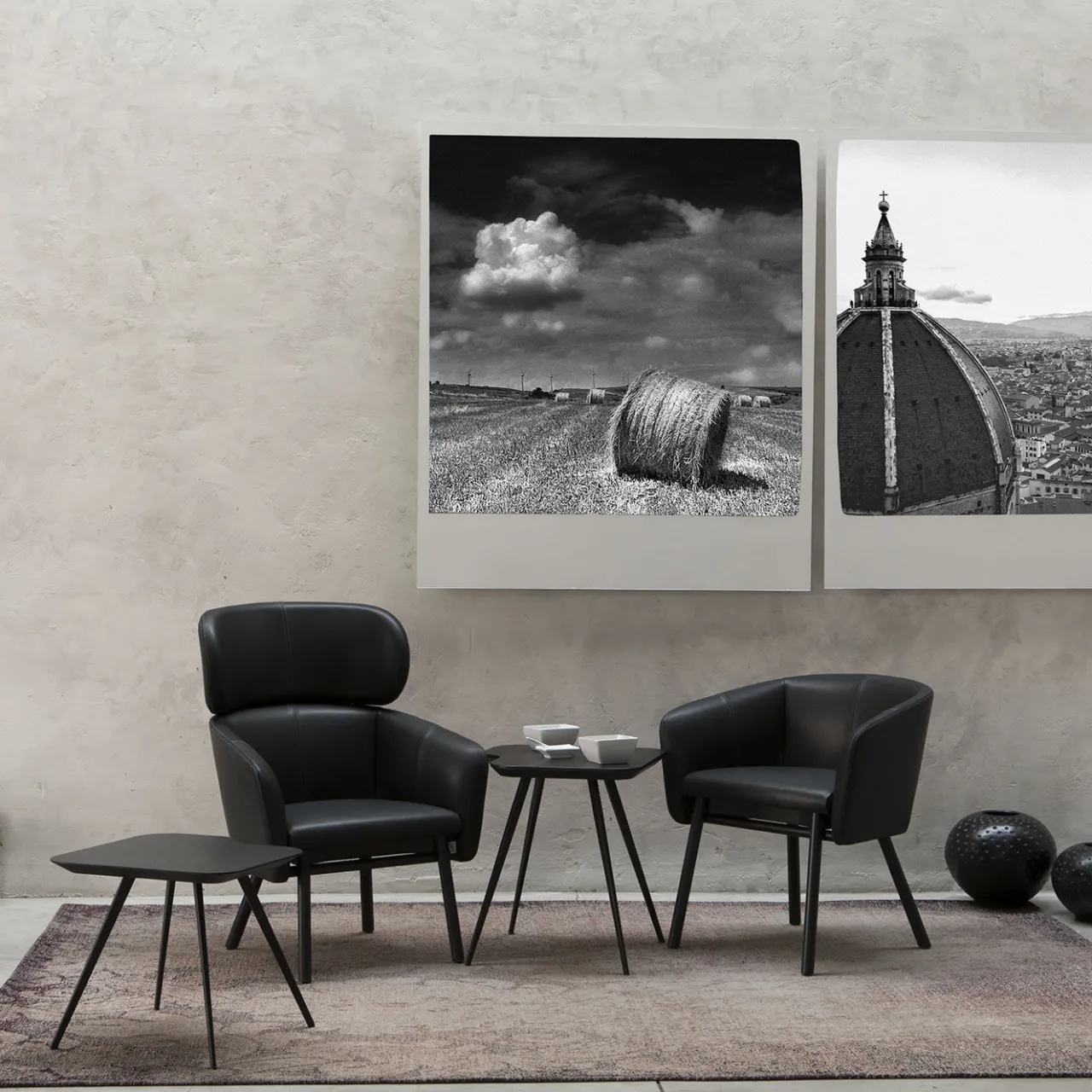 TrabA' Armchairs<Balù XL Black Armchair By Emilio Nanni