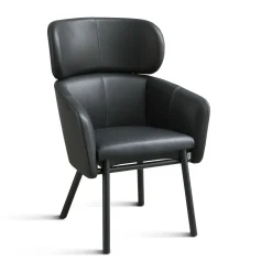 TrabA' Armchairs<Balù XL Black Tall Armchair By Emilio Nanni