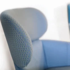 TrabA' Armchairs<Balù XL Blue and Lightblue Armchair By Emilio Nanni