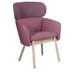 TrabA' Armchairs<Balù XL Lilac and White Armchair By Emilio Nanni