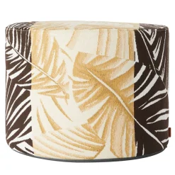 Missoni Home Collection Other Outdoor Furniture<Bali Cylinder Brown & Beige Outdoor Pouf