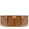 Molto Collectibles Sideboards Buffets<Bamboo & Brass Sideboard