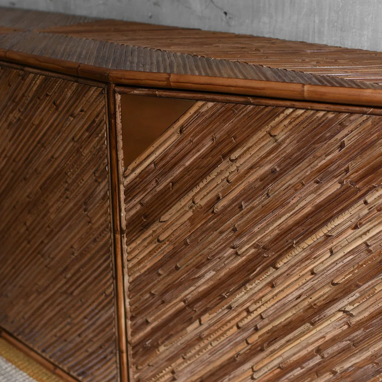 Molto Collectibles Sideboards Buffets<Bamboo & Brass Sideboard