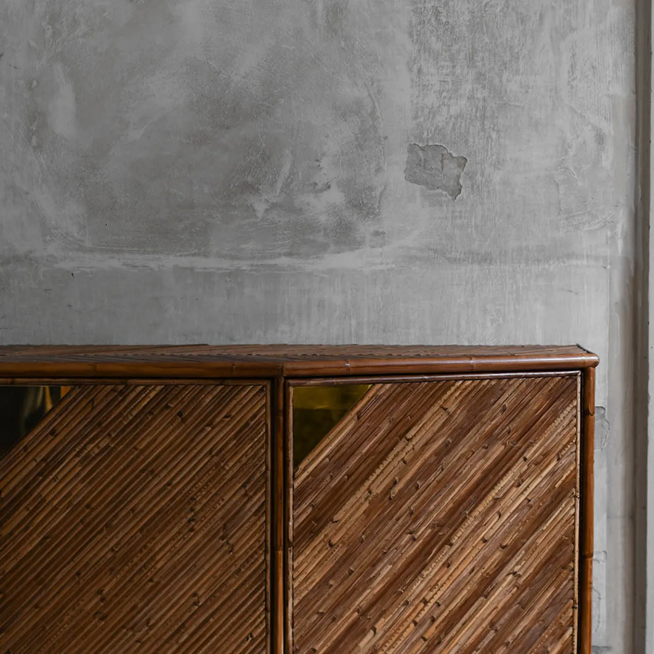 Molto Collectibles Sideboards Buffets<Bamboo & Brass Sideboard