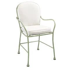 Officina Ciani Outdoor Chairs & Stools<Bamboo Outdoor Chair in Stainless Steel