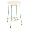 Officina Ciani Outdoor Coffee Tables<Bamboo Outdoor Green Stainless Steel High Side Table