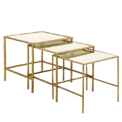 Bronzetto Nesting Tables<Bamboo Set of 3 Nesting Tables