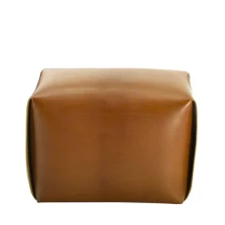 Tonucci Collection Ottomans & Poufs<Bao Natural Leather Pouf by Viola Tonucci