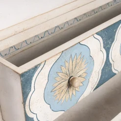Porte Italia Dressers<Barberini Deep Sea Blue Chest of Drawers
