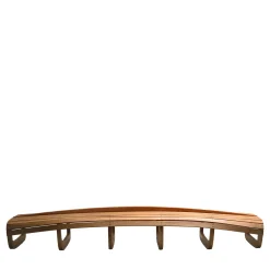 Morelato Benches<Barca Curved Oak Wood Bench