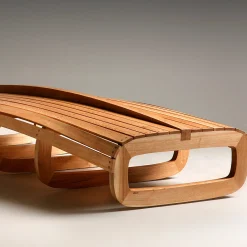 Morelato Benches<Barca Curved Oak Wood Bench