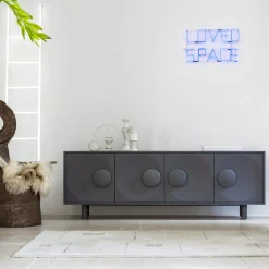 Morica Design Sideboards Buffets<Bardot 4-Door Anthracite-Gray Sideboard