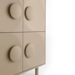 Morica Design Cabinets<Bardot 4-Door Powder-Pink Cabinet