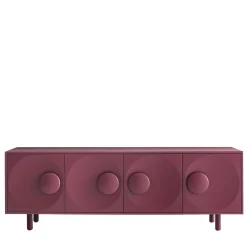 Morica Design Sideboards Buffets<Bardot 4-Door Wine-Red Sideboard