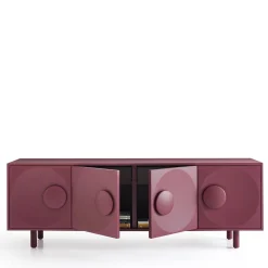 Morica Design Sideboards Buffets<Bardot 4-Door Wine-Red Sideboard