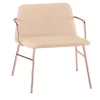 TrabA' Lounge Chairs<Bardot Met Copper Lounge chair by Emilio Nanni