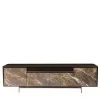 Visionnaire Sideboards Buffets<Barney Brown Lacquer Sideboard With Marble Doors