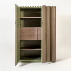 Emmemobili Cabinets<Bars natural solid wood strips cabinet