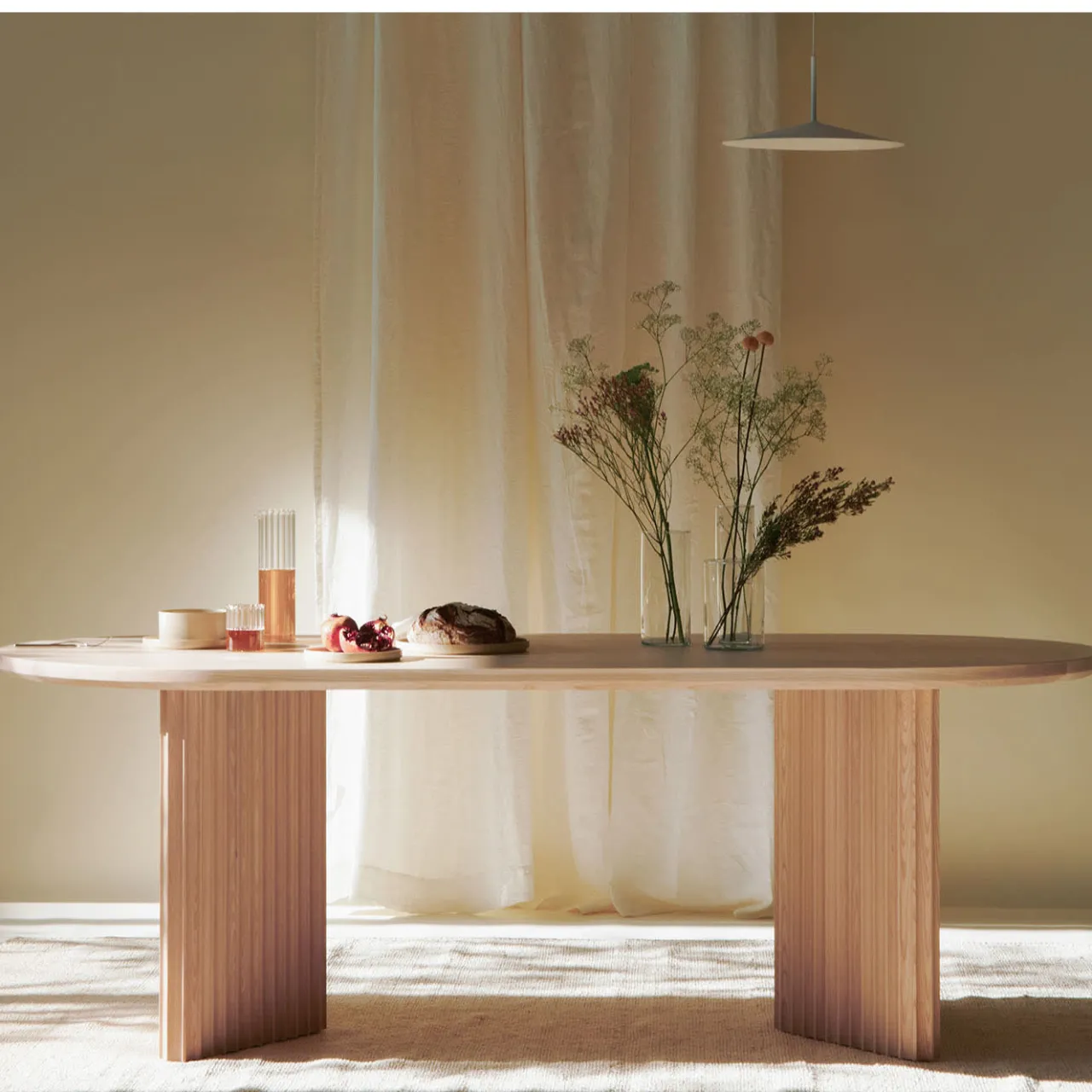 Dale Italia Dining Tables<Basalto Natural Ash Table