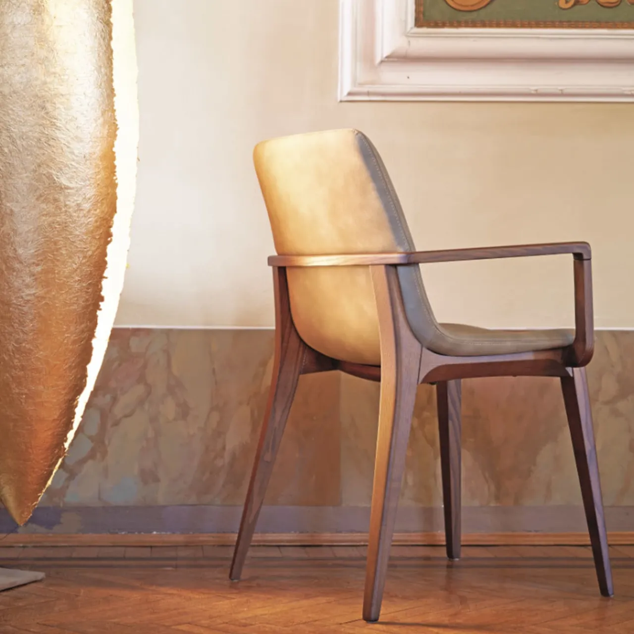 Trevisan Italia Chairs<Bassano Pink Chair with Armrests