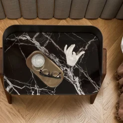 Morica Design Nightstands<Bavero Breccia Imperiale Marble-Effect Nightstand