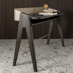 Morica Design Desk & Writing Tables<Bavero Breccia Imperiale Marble-Effect & Oak Writing Desk