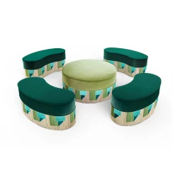 Lorenza Bozzoli Couture Benches<Bean Couture Geometric Bench