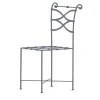 Dante Negro Outdoor Chairs & Stools<Begentle Wrought Iron Gray Chair