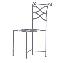 Dante Negro Outdoor Chairs & Stools<Begentle Wrought Iron Gray Chair