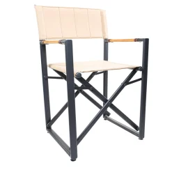 Marricreo Outdoor Chairs & Stools<Beige Aluminum Director Armchair