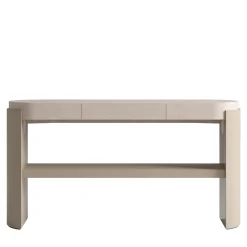 CPRN Homood Consoles<Beige Console With Leather Top