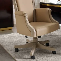 Guerra Vanni Office Chairs<Beige Swivel Office Chair by Studio Privè Collection