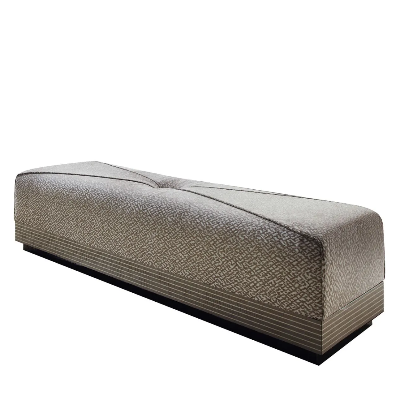 Giorgio Collection Benches<Beige Velvet leather Bench