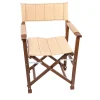 Marricreo Outdoor Chairs & Stools<Beige Wooden Director's Chair - Capri's model