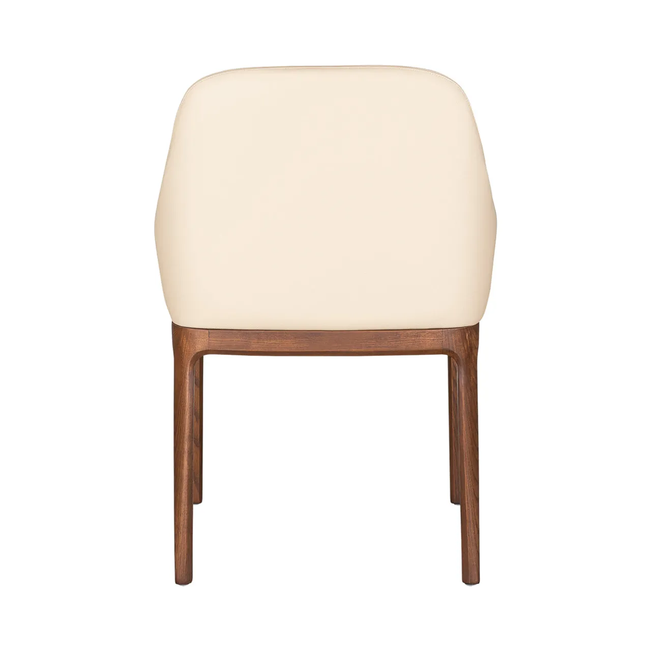 Morelato Chairs<Bellagio Chair with Ash Wood Frame and White Upholstery