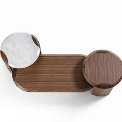 Durame Side Tables<Bellagio Walnut Side Table