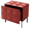 Arkof Nightstands<Belmondo Bedside Table Red by Bruno Rainaldi
