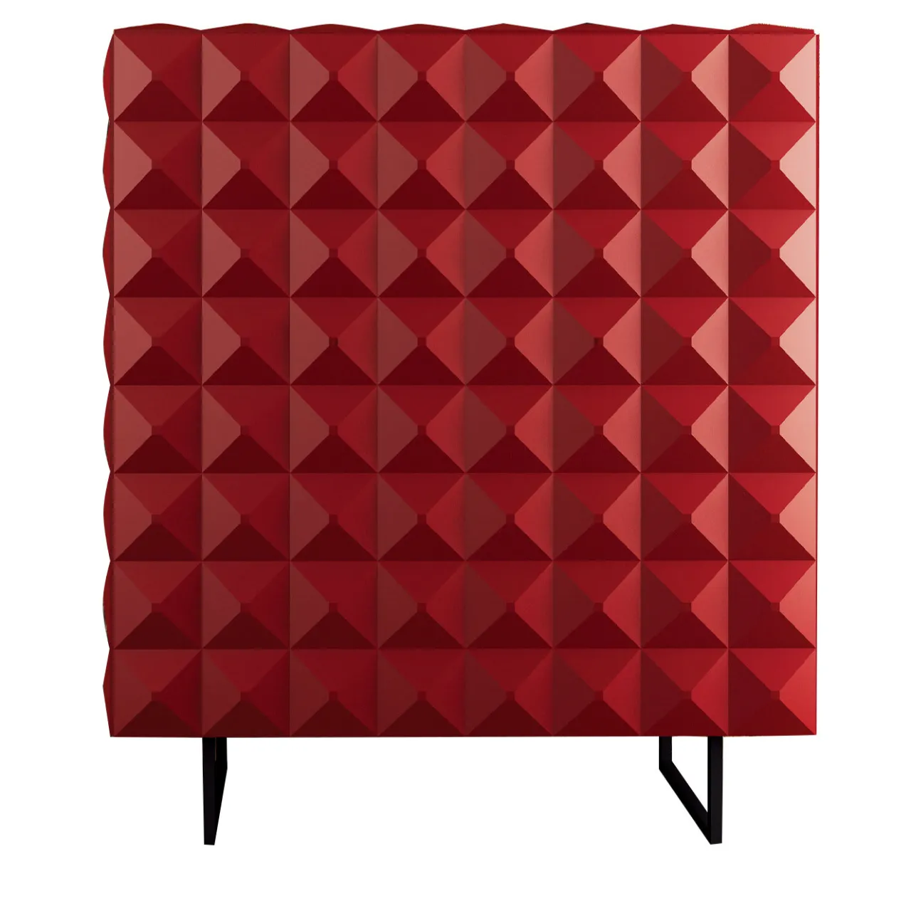 Arkof Cabinets<Belmondo Cabinet Red by Bruno Rainaldi