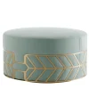 My Home Ottomans & Poufs<Belte Aquamarine Pouf by Elena Salmistraro