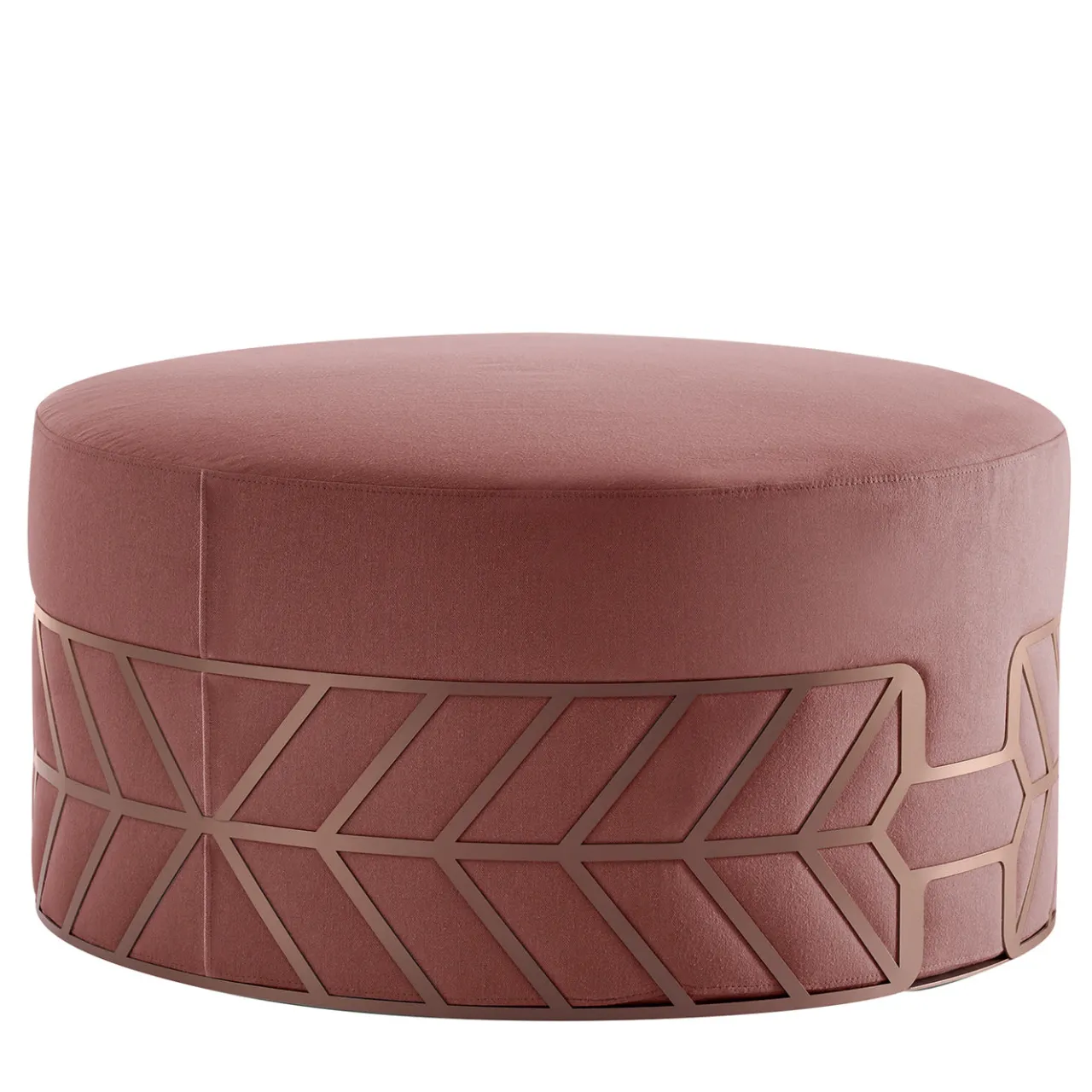 My Home Ottomans & Poufs<Belte Pink Pouf by Elena Salmistraro