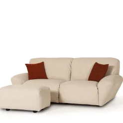 Mantellassi 1926 Ottomans & Poufs<Beluga rectangular off white pouf