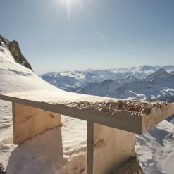 Dolomitisch Benches<Belvedere Topographic Bench designed by Riccardo Vendrami