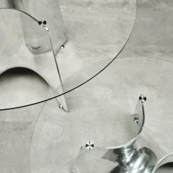 Baleri Italia Dining Tables<Bentz Oval Glass Dining Table by Jeff Miller