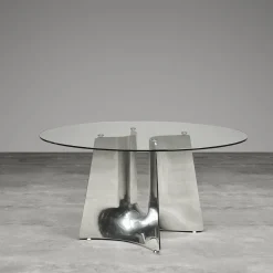 Baleri Italia Dining Tables<Bentz Oval Glass Dining Table by Jeff Miller