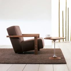 Riva 1920 Lounge Chairs<Berbena Brown Armchair by Riccardo Arbizzoni