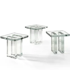 WonderGlass Side Tables<Berg Glass Side Table by John Pawson