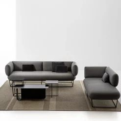 La Cividina Armchairs<Bernard Gray Dormeuse