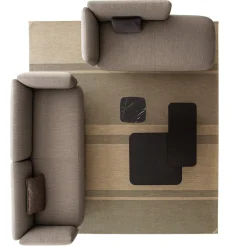 La Cividina Sofas<Bernard Gray 3-seater Sofa