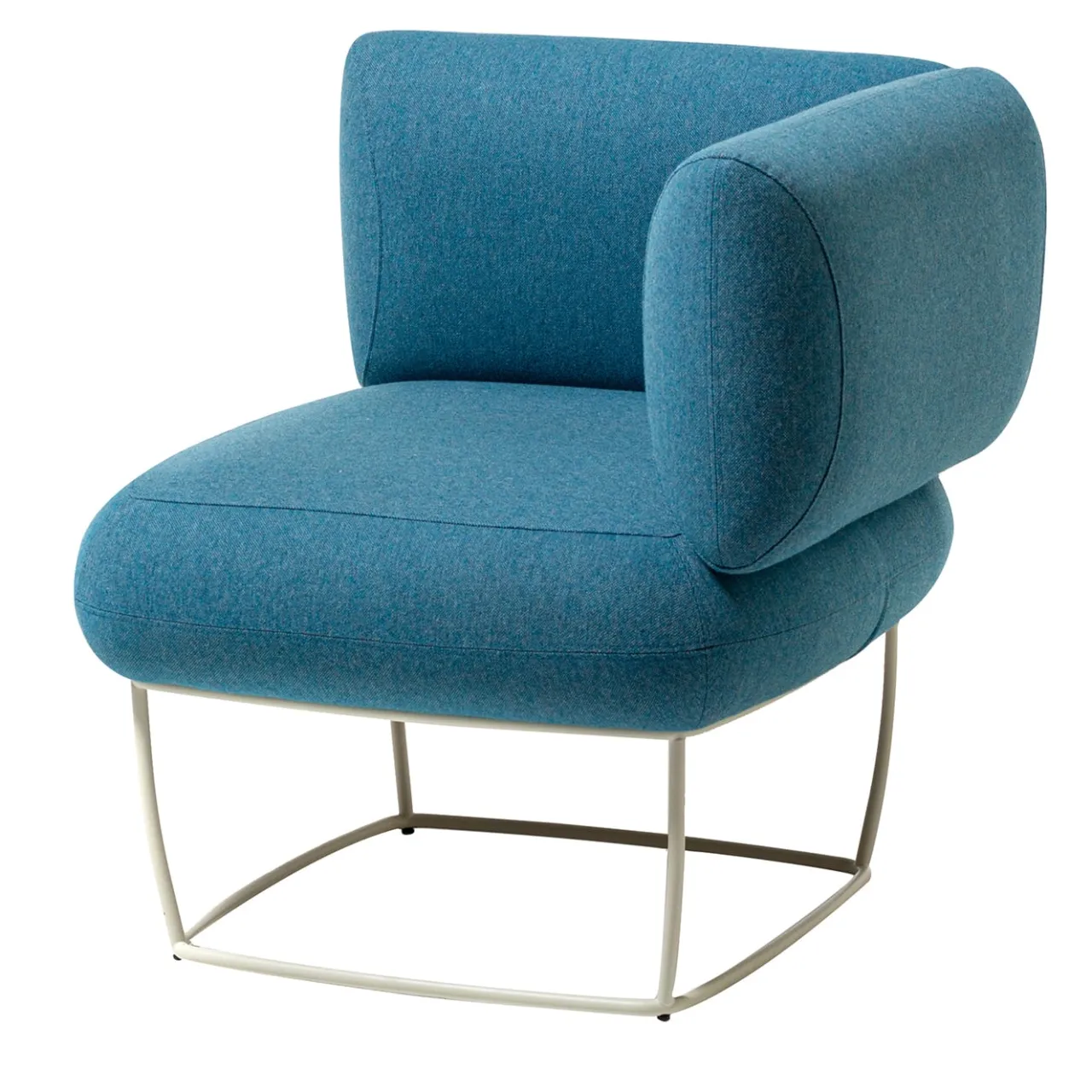 La Cividina Armchairs<Bernard Light Blue Corner Small Armchair